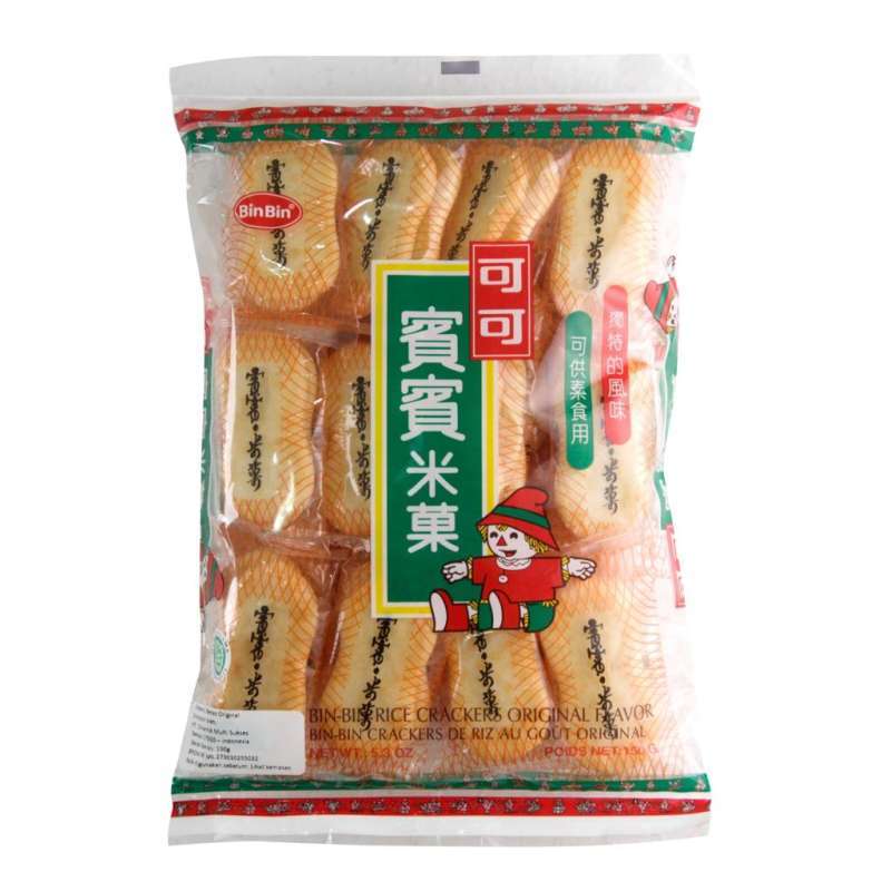 Promo Bin Bin Rice Crackers Original Flavor [150 g] Diskon 11 di
