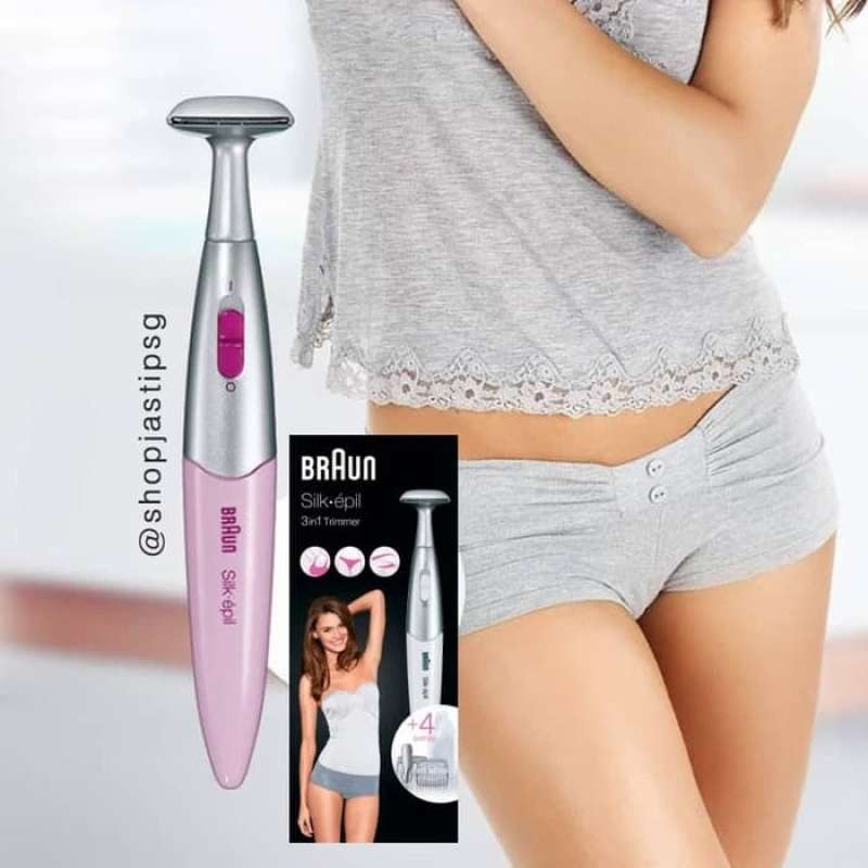 Promo Braun Silk Epil Bikini & Eyebrow Trimmer Electric Hair Shaver