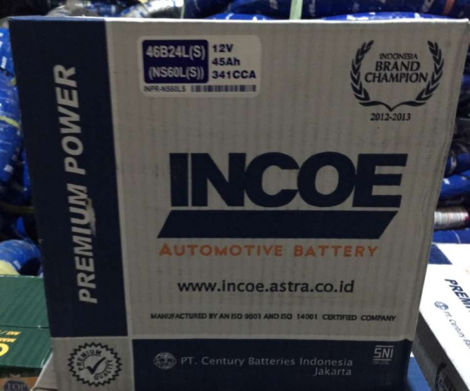 Promo AKI/ ACCU BASAH INCOE NS60LS / 46B24LS MITSUBISHI LANCER, GALANT