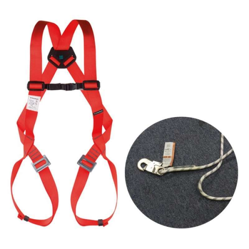 Promo Camp /Full body harness work positioning belt/body harness Diskon ...