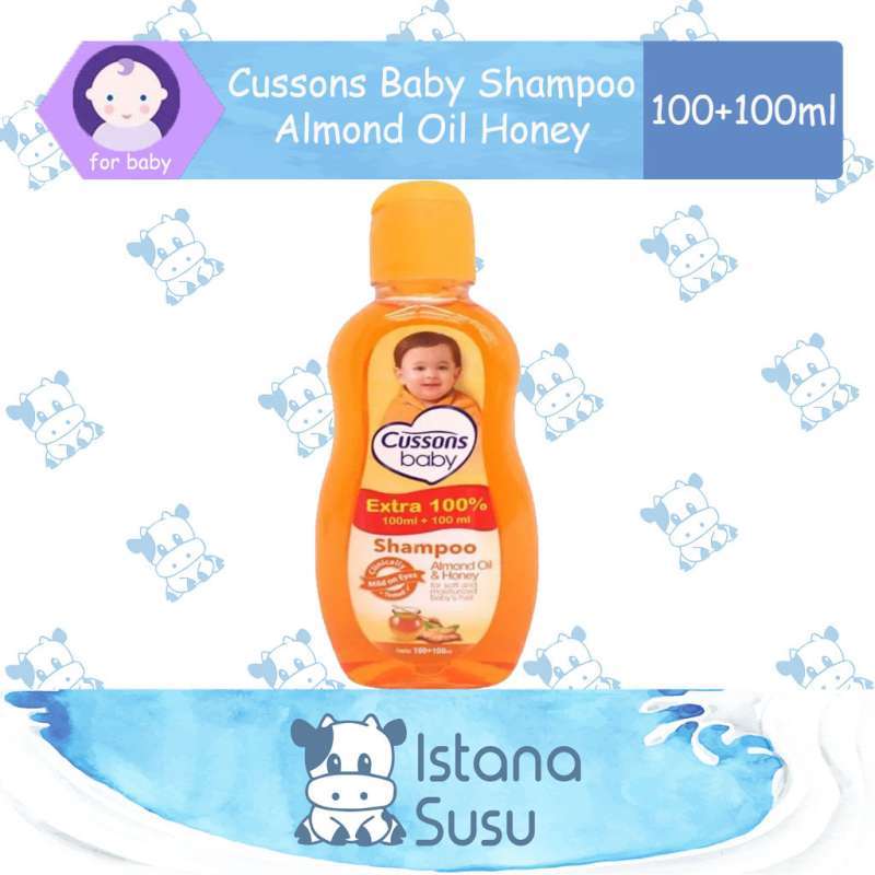 Jual Cussons Baby Shampoo Almond Oil & Honey 100ml+100ml Di Seller