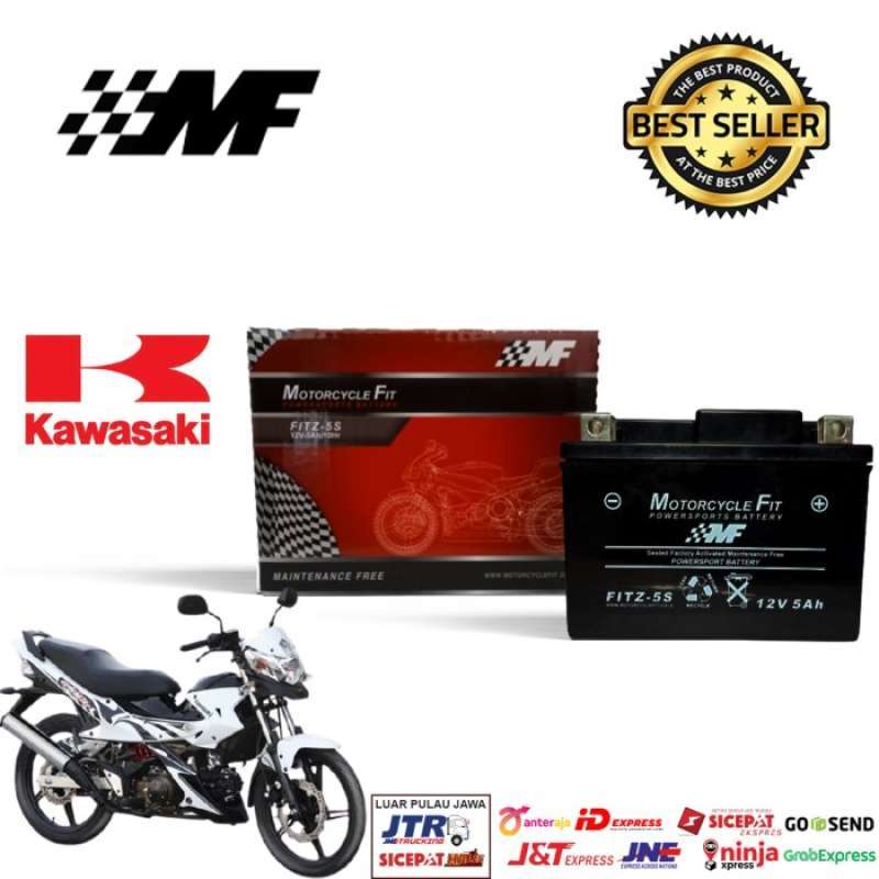 Promo Aki motor kawasaki athlete GTZ5S aki kering motorcycle fit FITZ5S