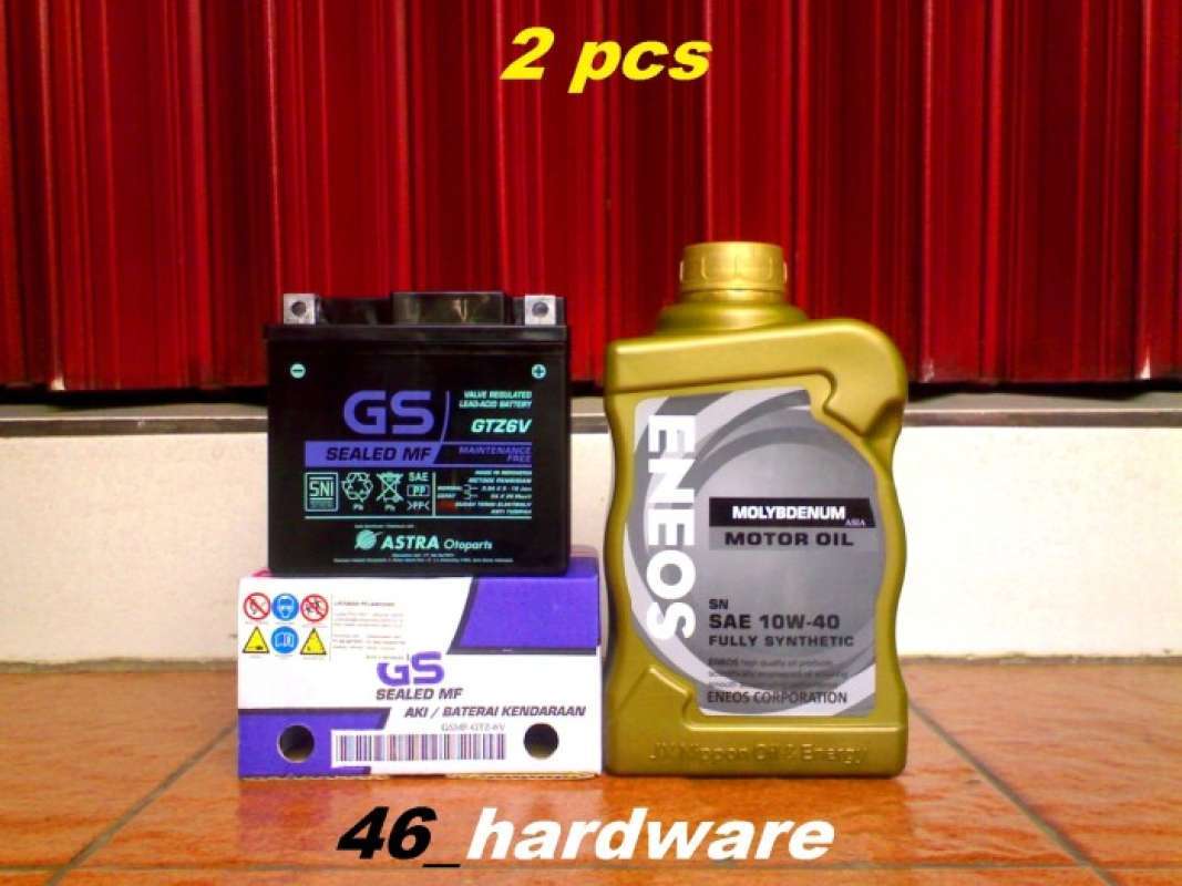 Jual Aki Gs Sealed Mf Gtz6v 12v 5ah Eneos Molybdenum Vario Pcx Adv Fu