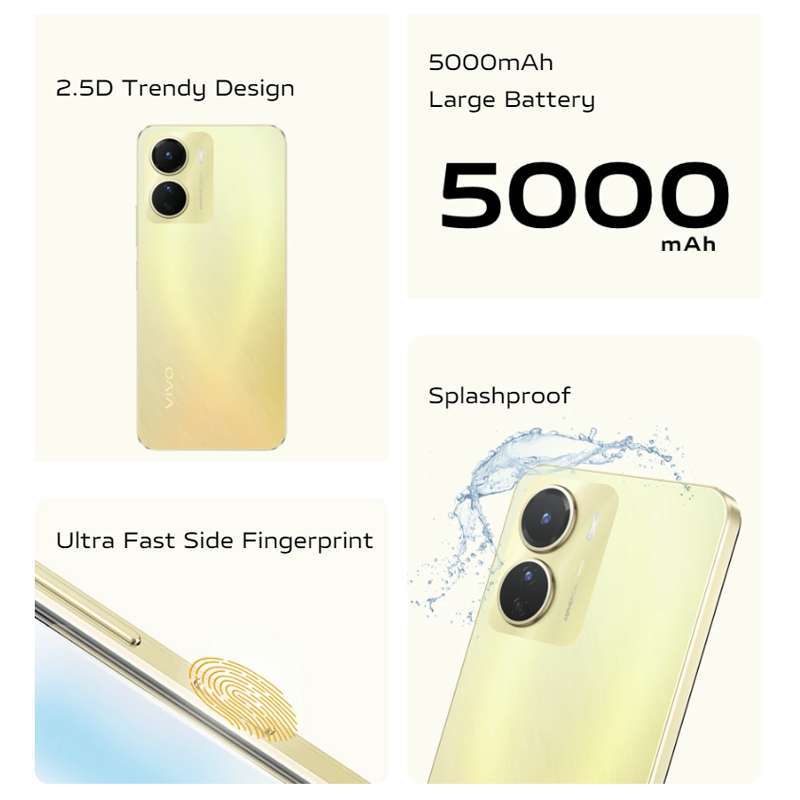 Jual [vivo] Vivo Y16 3/32 4/64 5000mah Ai Triple Mode Camera 100% ...
