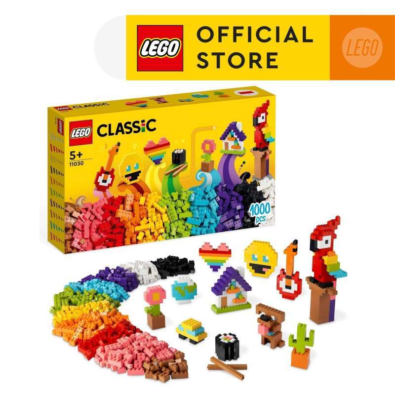 Promo Lego Classic 11030 Lots Of Bricks Building Toy Set (1,000 Pieces ...