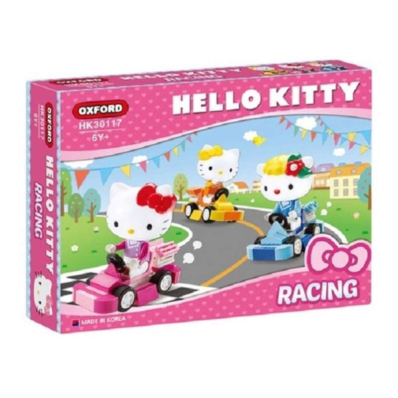 Jual OXFORD Korea Building Block Hello Kitty Kart Racing set di Seller