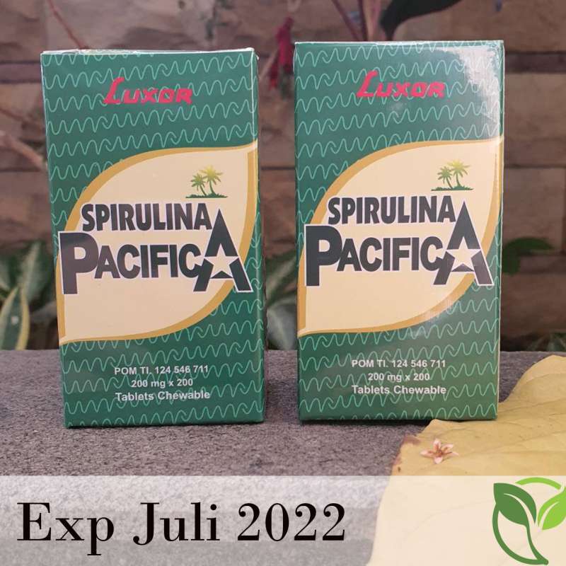 Jual SPIRULINA PACIFICA LUXOR 200 TABLET Original di Seller