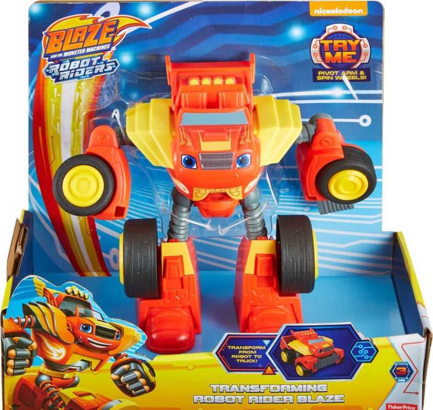 Jual Fisher Price Blaze & The Monster Machines Transforming Robot Rider ...