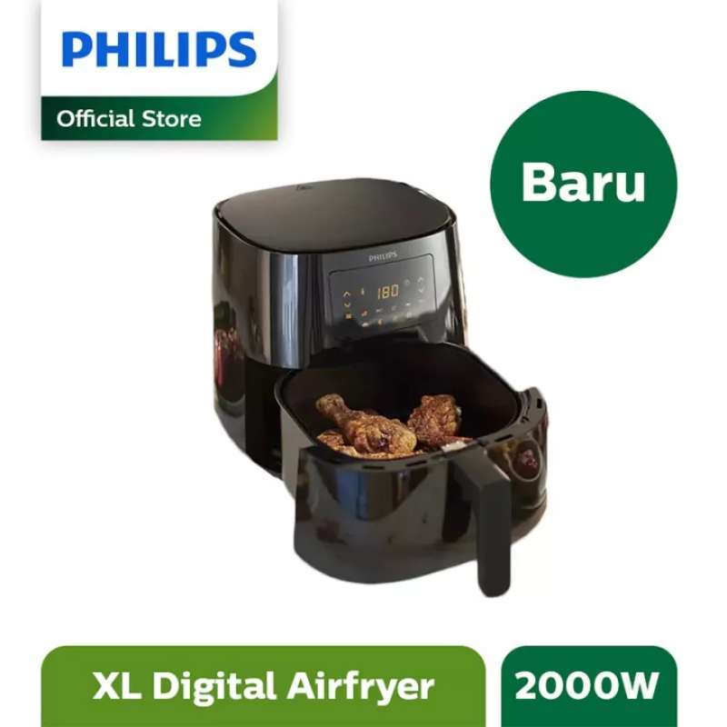 Jual PHILIPS Essential Air Fryer XL HD9270/90 Hitam HD9270 Spectre di