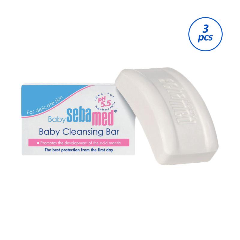 Jual Sebamed Baby Cleansing Bar Sabun Bayi [100 g/ Isi 3