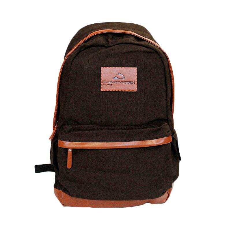 Jual Planet  Ocean  XII TPR521 801 Tas  Ransel Pria Coklat 