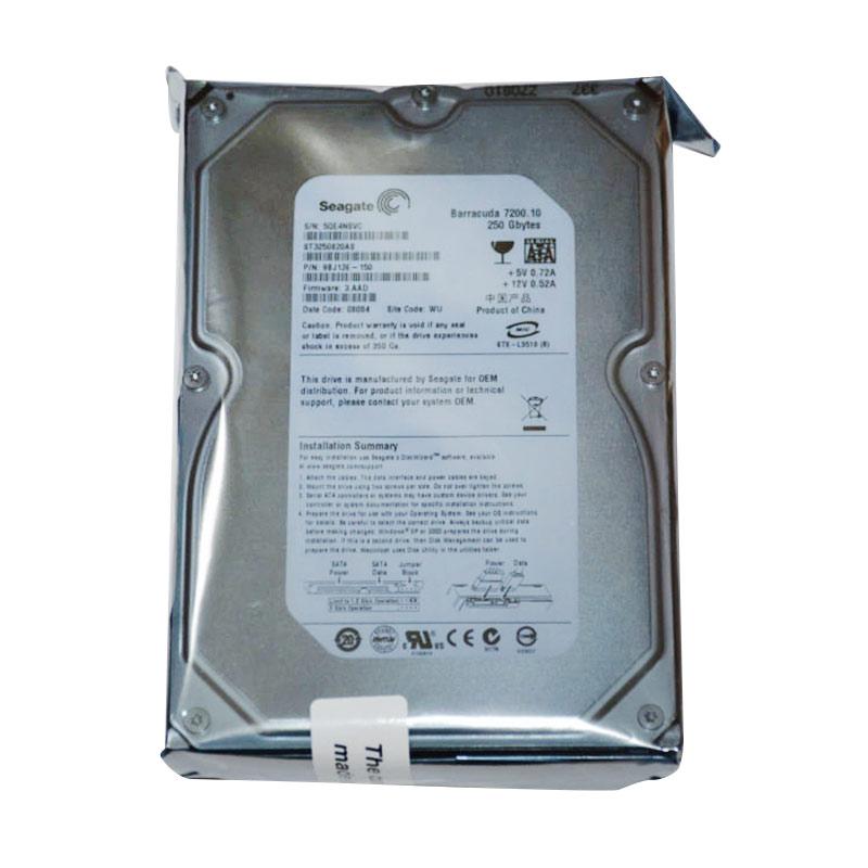 Jual Seagate Slim Hard Disk Internal for PC [250 GB/Sata] di Seller