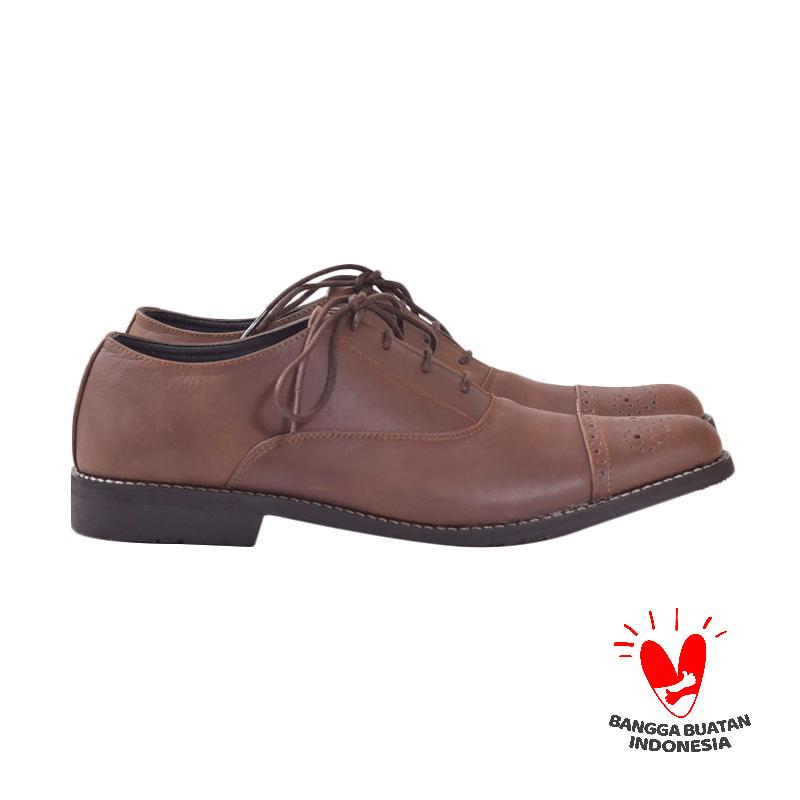 Jual Azcost Oxford Captoe Sepatu Pria Brown Online Jual Azcost Oxford Captoe Sepatu Pria Brown Online