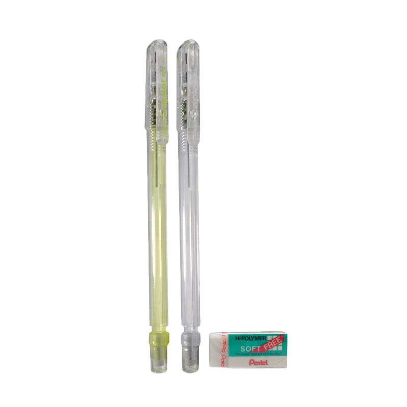 Jual Daily Deals - Pentel Caplet A105 0.5 Pensil - Kuning