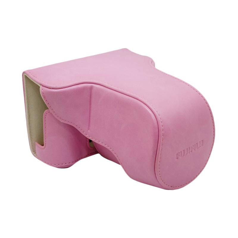 Jual Leather Case for Fujifilm X-A3 - Pink Online - Harga 