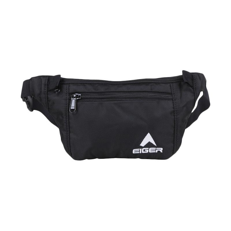 Jual Eiger Money Belt Pouch Waist Bag - Black Online