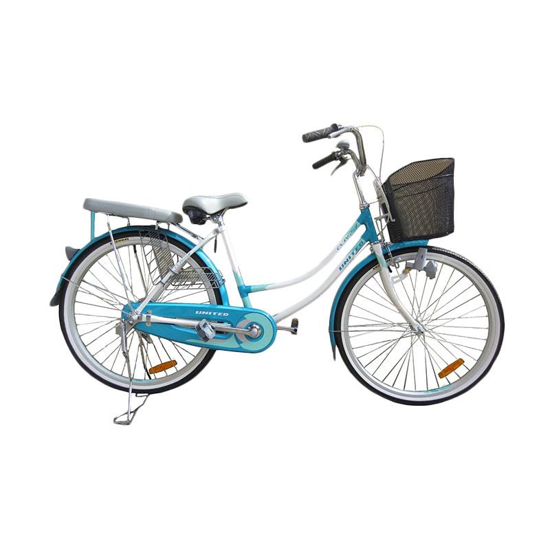Jual United Class X Sepeda - Putih Biru [26 Inch] Online 