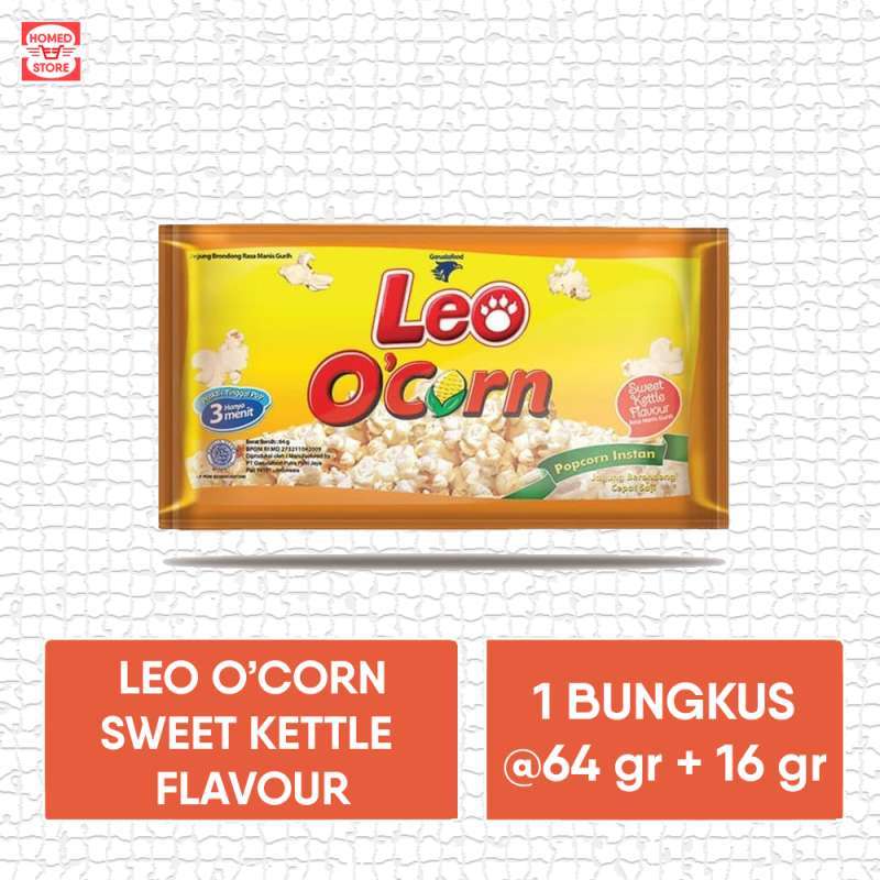 Jual Leo O'Corn Pop Corn Rasa Sweet Kettle 1 Pcs TERMURAH di Seller ...