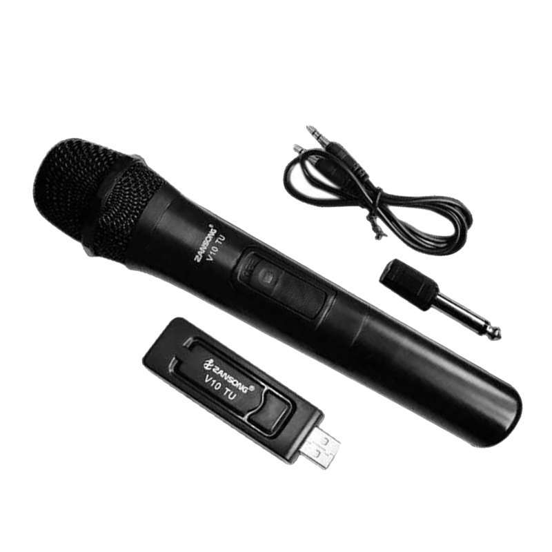 Jual Wireless Microphone & Usb Receiver, Handheld Vhf Mic Microphone
