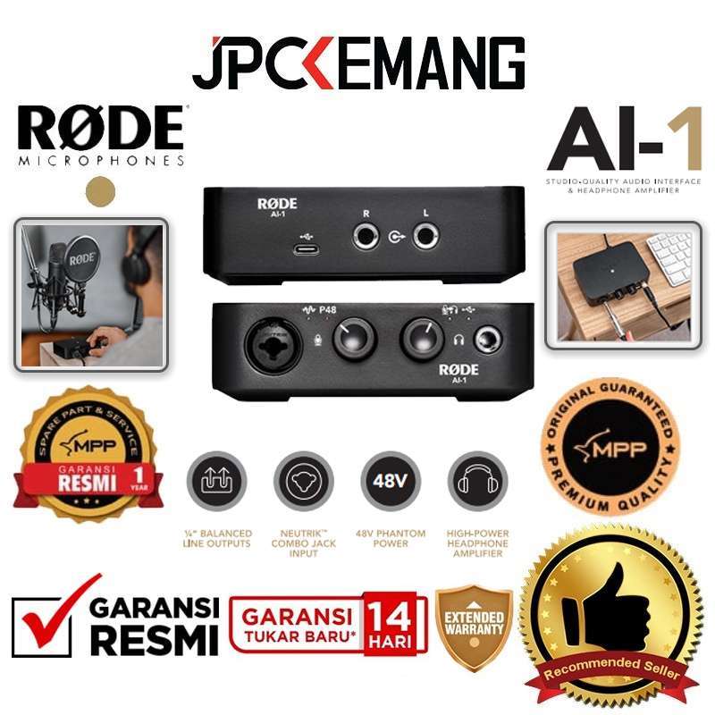 Al1 Mixer Rode Jual Rode AI-1 Audio Interface Rode AI1 Rode AI 1 Studio Rode Al-1 Al1 ...