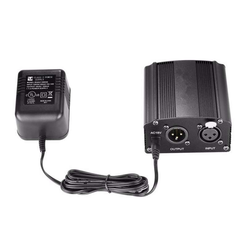 Promo Phantom Power Microphone Supply Microphone Condenser Amplifier ...