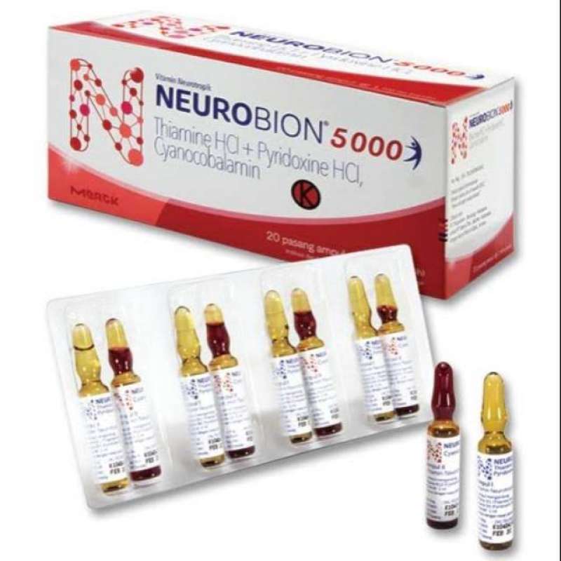 Jual Neurobion 5000 Injeksi/ Vitamin Neurotropik Box di Seller