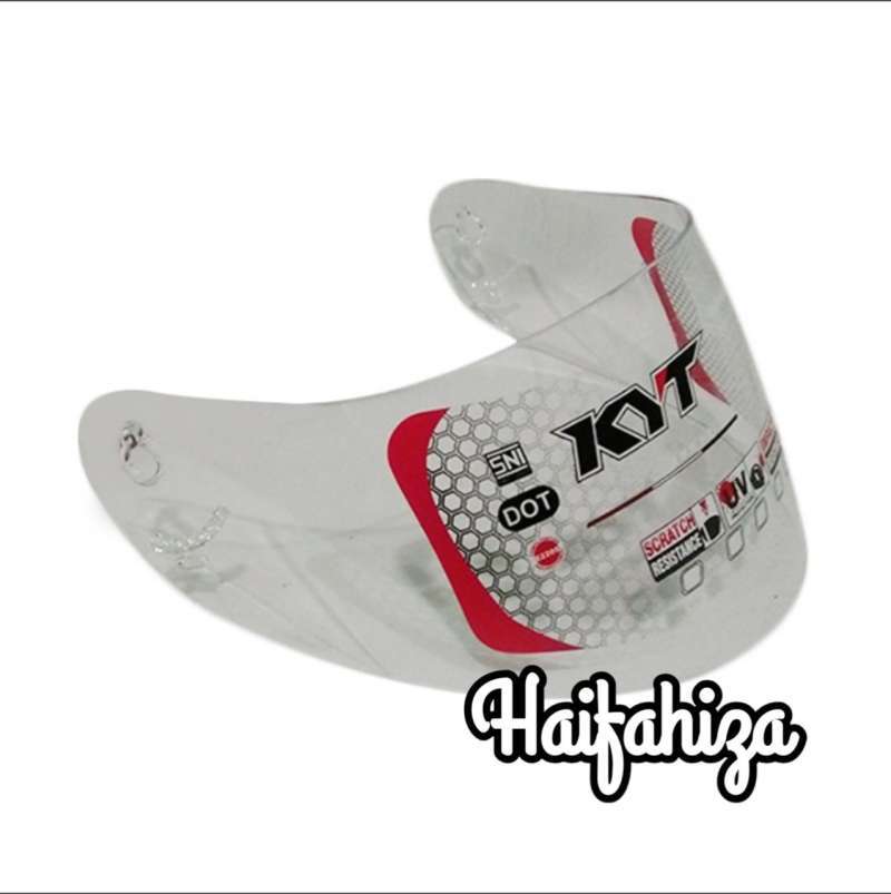 Promo Visor Kyt R10 Kaca Helm RC7 K2 Rider Original hitam putih Diskon