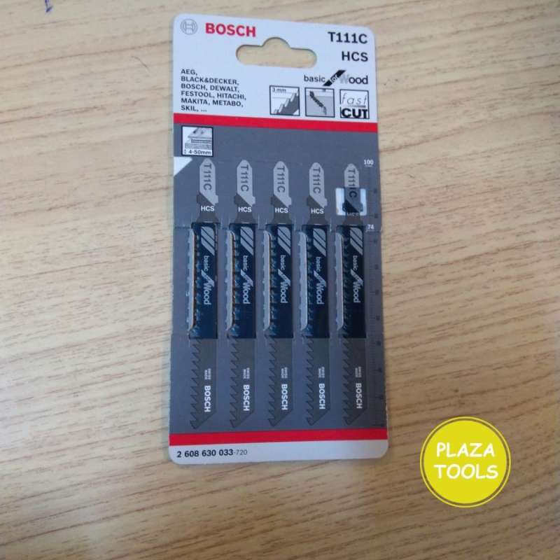 Jual MATA JIGSAW BOSCH MATA GERGAJI KAYU LISTRIK T111C ASLI di Seller