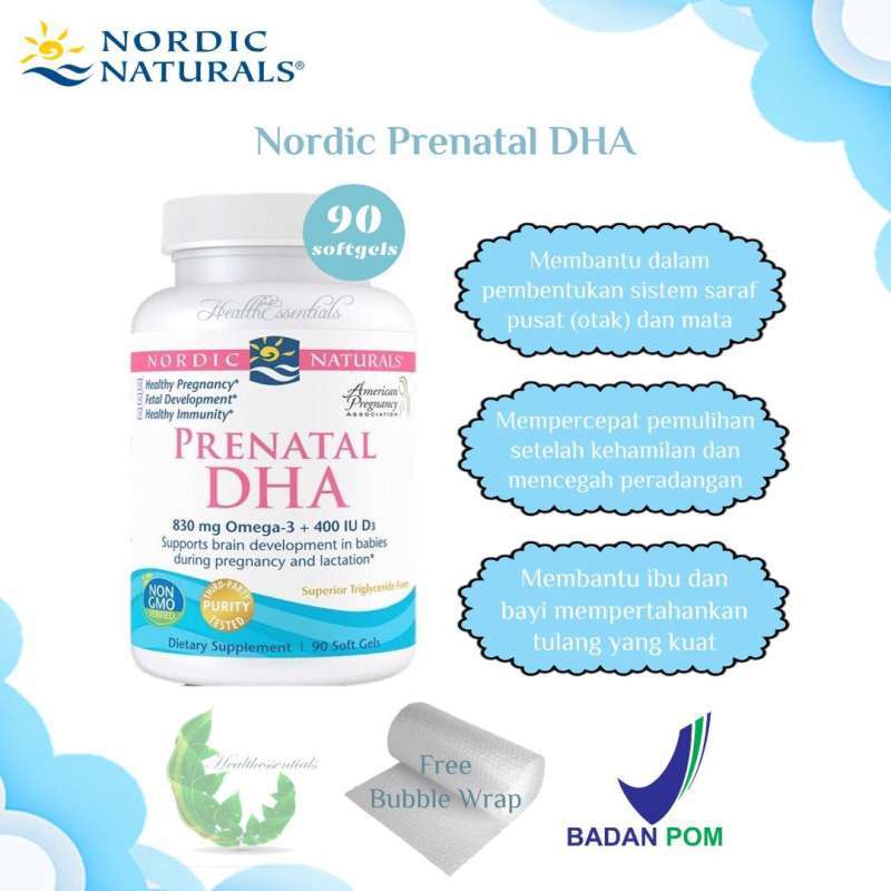 Jual Nordic Prenatal DHA 90 Softgels di Seller Health Essentials