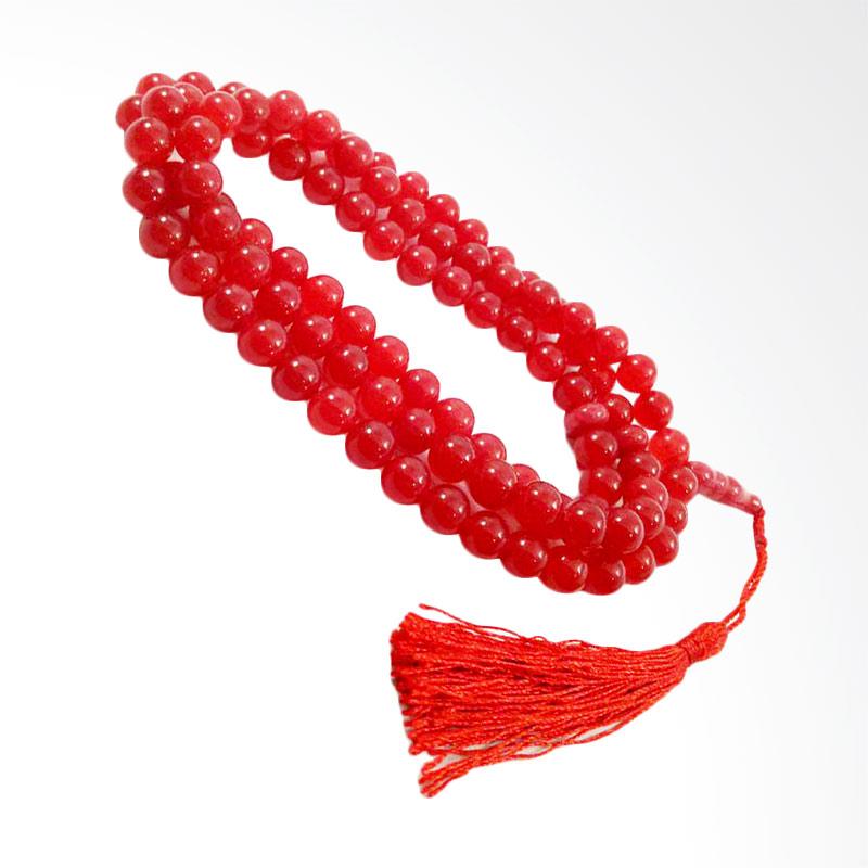 jual noinbrand batu giok tasbih merah 99 butir jual noinbrand batu giok tasbih merah 99 butir