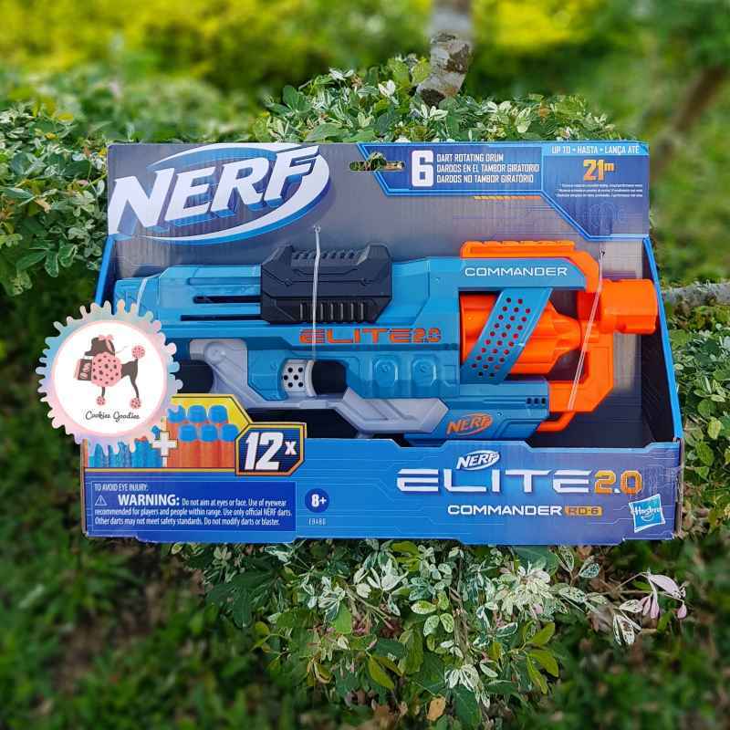 Jual Nerf Elite 2.0 Commander RD6 Blaster di Seller cookieegoodiee