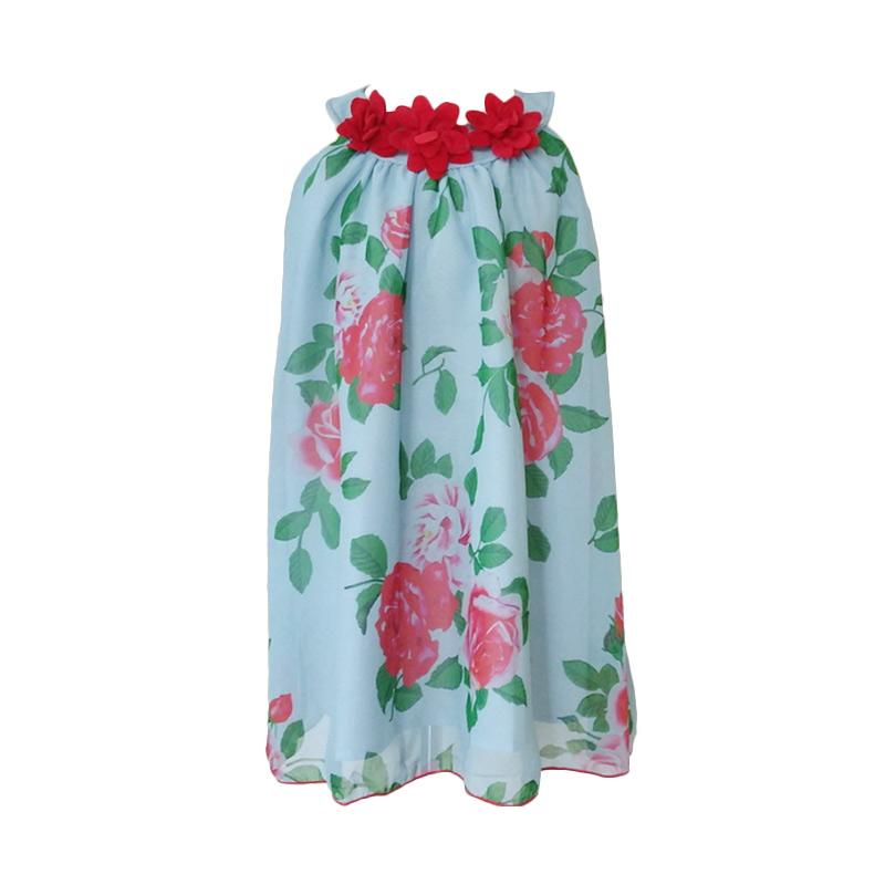 Dress Anak Blue jual senshukei flower dress anak blue harga Dress Anak Blue jual senshukei flower dress anak blue harga