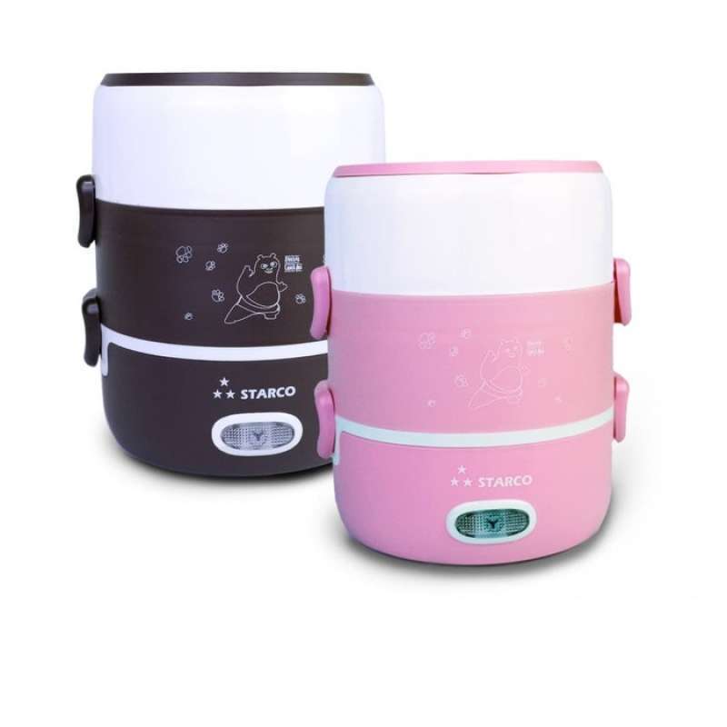 Promo Starco Electric Lunch Box Mini/Mini Rice Cooker Multifungsi 2