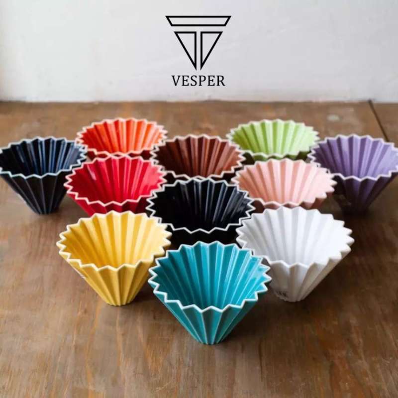 Promo origami coffee dripper V60 / kopi drip warna V60 Light Blue