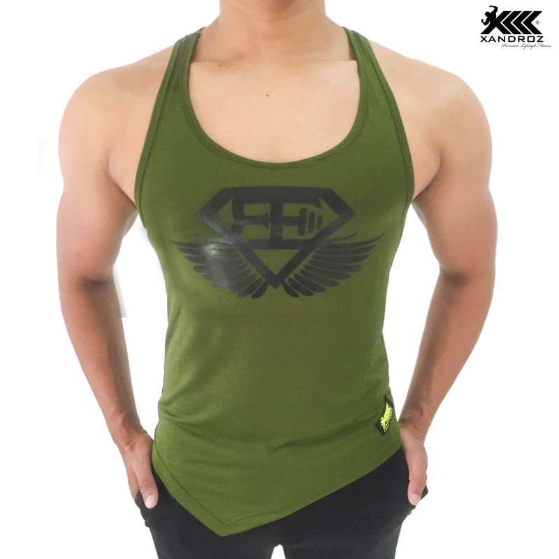 Jual Singlet Fitness BODY EN9INEERS Gym Lycra Bodyfit Pria Xandroz