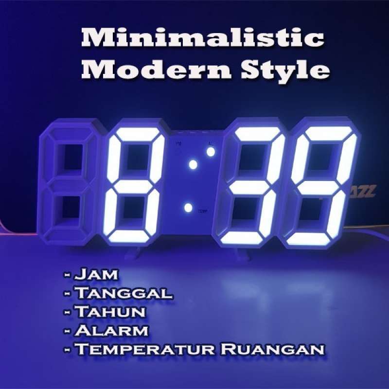 Promo Jam Led Digital jam dinding digital Moseko Clock TSS60W
