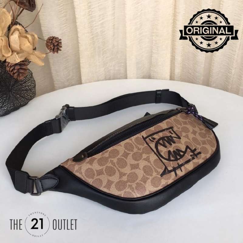 Jual Coach Waistbag Belt Bag Monster Rexy Original di Seller