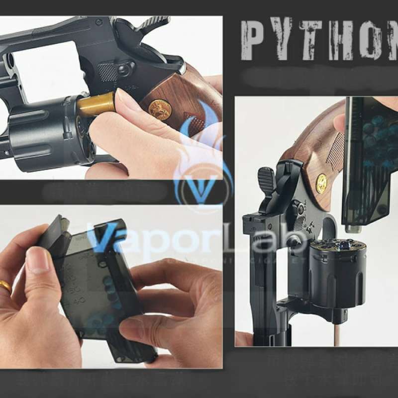 Promo mainan anak replika toy gun pistol revolver colt python 357 water ...