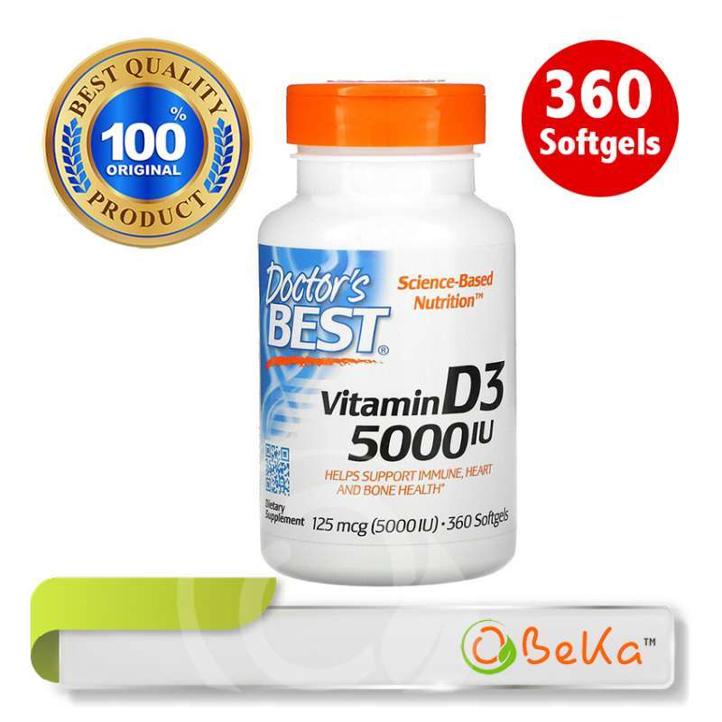 Jual Doctor's Best Vitamin D3 5000 IU di Seller Obeka Mart Manyar