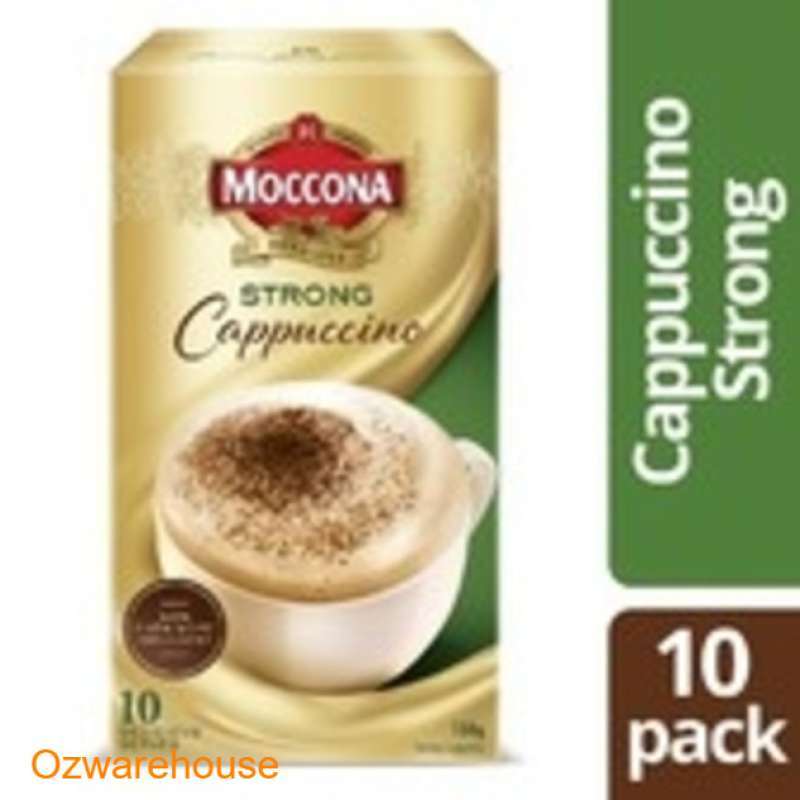 Jual Moccona Strong Cappuccino Sachets 10 pack di Seller Ozwarehouse