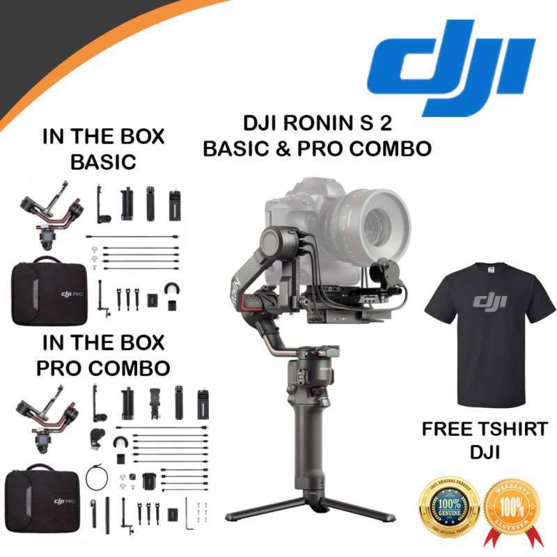 Jual DJI RONIN S 2 S2 RS2 II BASIC & PRO COMBO GIMBAL STABILIZER di Seller DG PRO Mangga