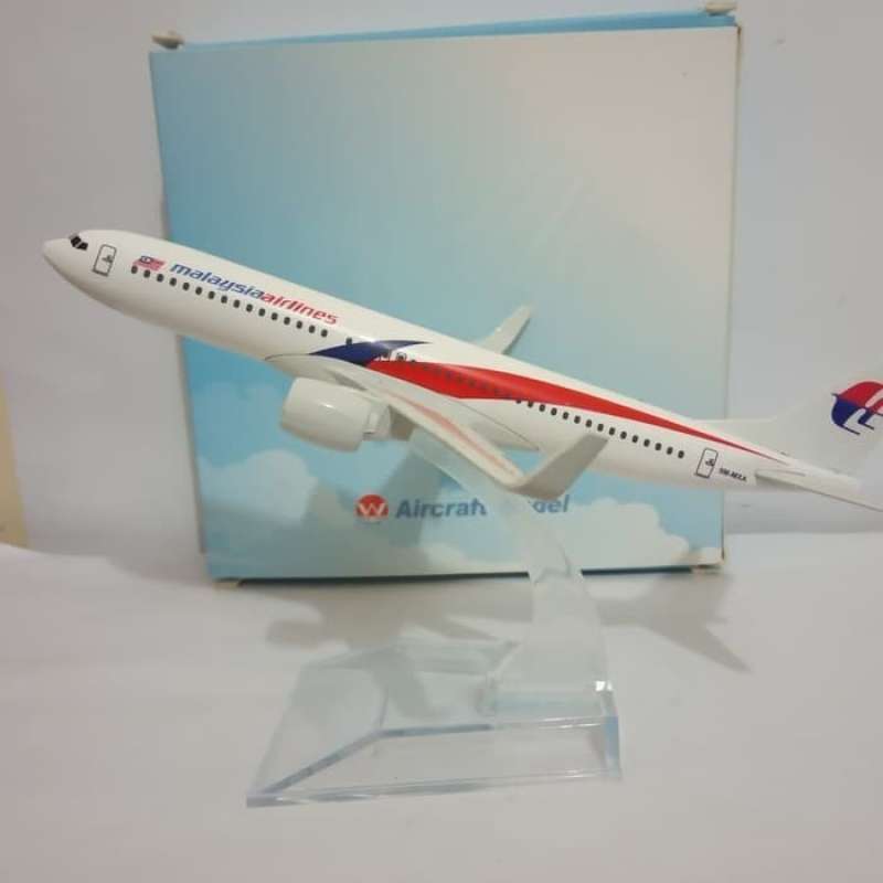 Jual Diecast Pesawat Malaysia Airlines aircraft model full besi murah