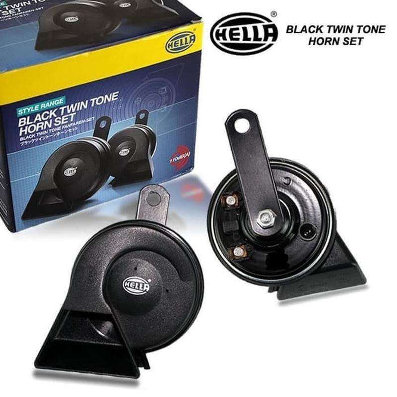 Jual HELLA Black Twin Tone Horn Set di Seller SAUNGMOTOR Gandul, Kota