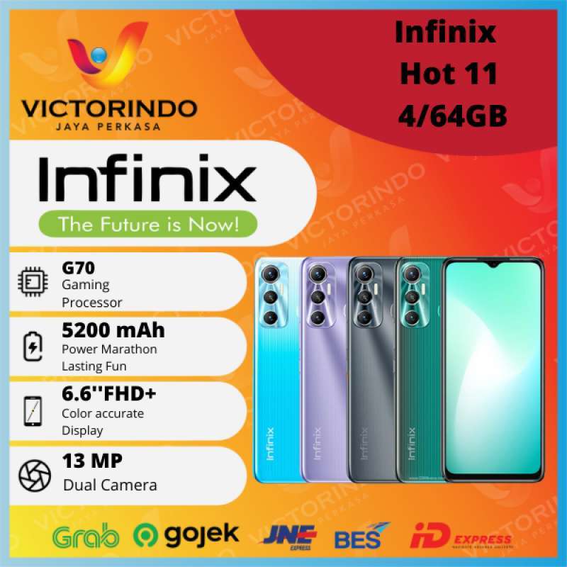 Jual Infinix Hot 11 [x662] Smartphone ( Ram 4gb / Rom 64gb ) Di Seller ...