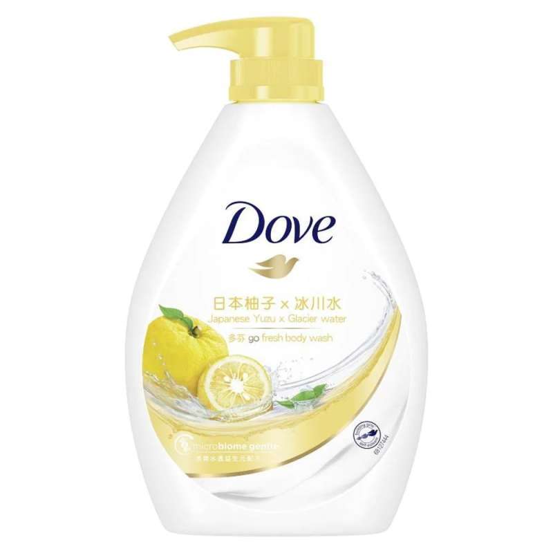 Jual Dove Body Wash Go Fresh Japanese Yuzu & Glacier Water 1L di Seller