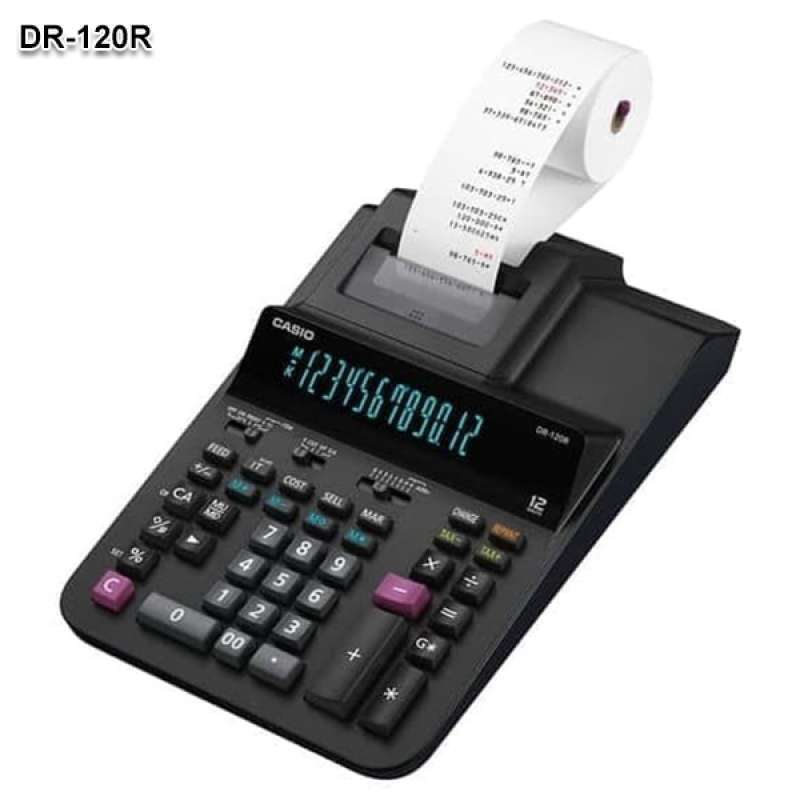 Jual Casio Calculator DR120R Printing Struk Kasir Kalkulator DR 120