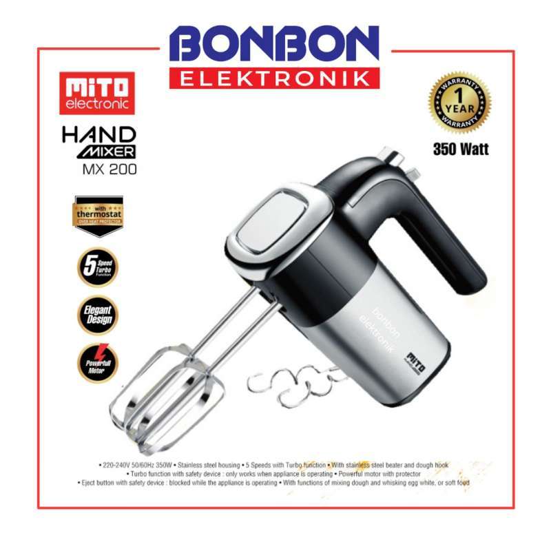 Promo MITO Hand Mixer MX 200 / MX200 Diskon 3 di Seller Bonbon