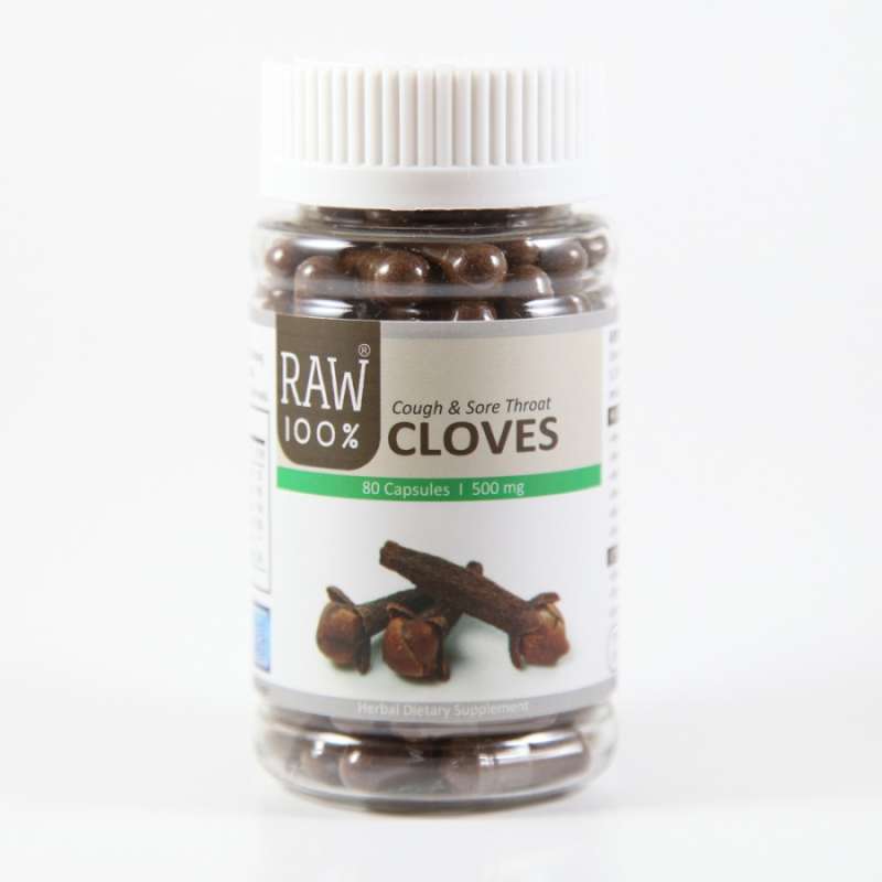 Jual RAW 100 Cloves / Batuk, Sinus, Asma, Sakit gigi, obat herbal