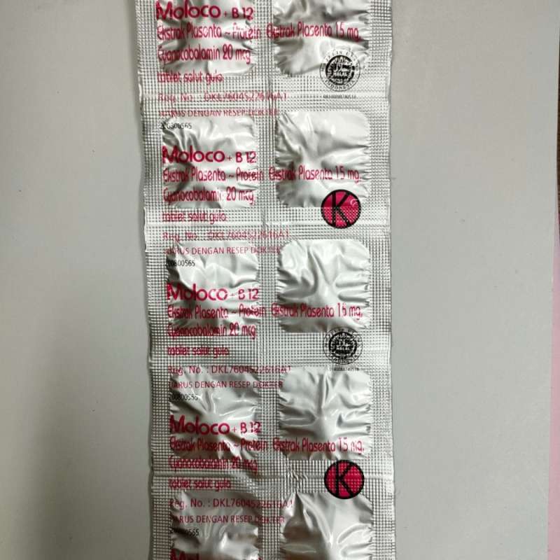 Jual Moloco Plus B12 Tablet Obat Kesehatan [10 tablet-strip] di Seller