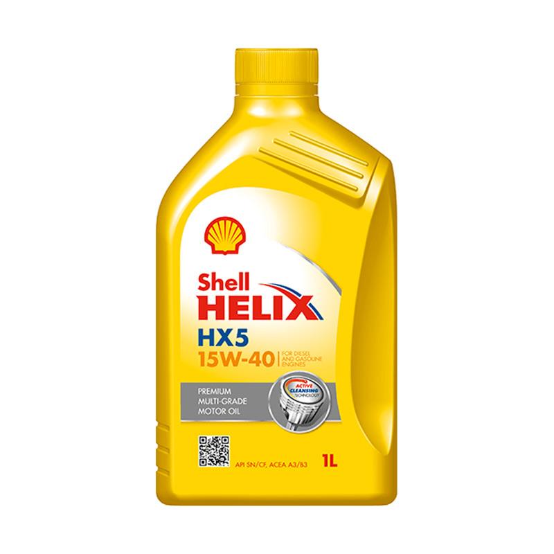 Promo Shell HX5 15W40 Engine Oil Mobil NO BARCODE [1 L] Diskon 18% di .
